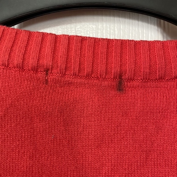 Y2K Watermelon Hot Pink Skull Knit Cardigan Sweater - Picture 11 of 11